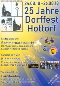 Plakat 25. Dorffest