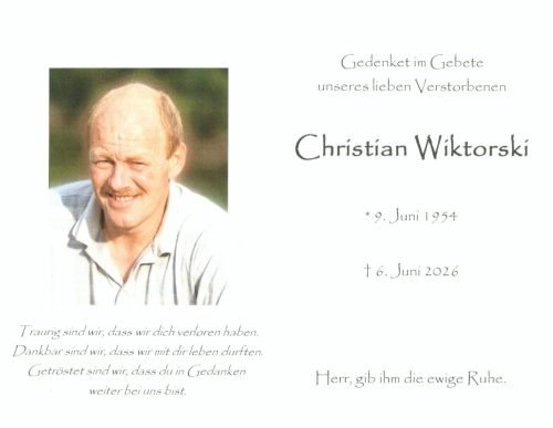 2026-06-06 Christian Wiktorski
