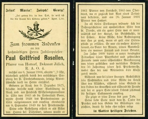1906-01-06 Paul Gottfried Rosellen (Pfarrer)