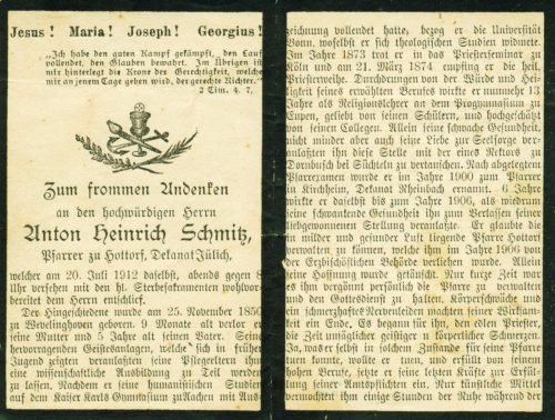 1912-07-20 Anton Heinrich Schmitz (Pfarrer)