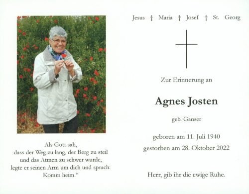2022-10-28-Agnes-Josten-geb-Ganser